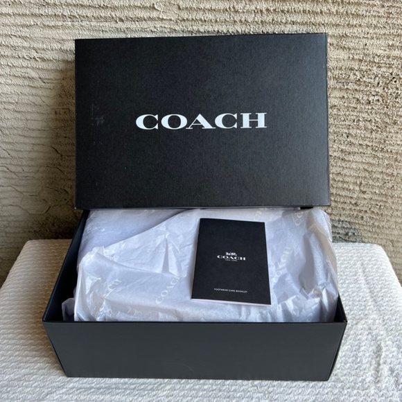 COACH ULLA SLIDE PLUSH SHEARLING SIGNATURE CANVAS SIZE 9 - Picture 5 of 10